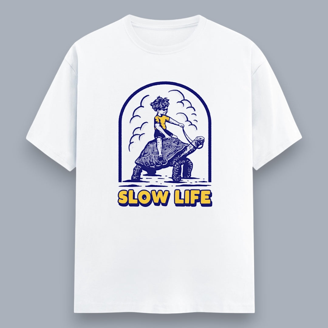 Slow Life Men's Regular Fit T-Shirt