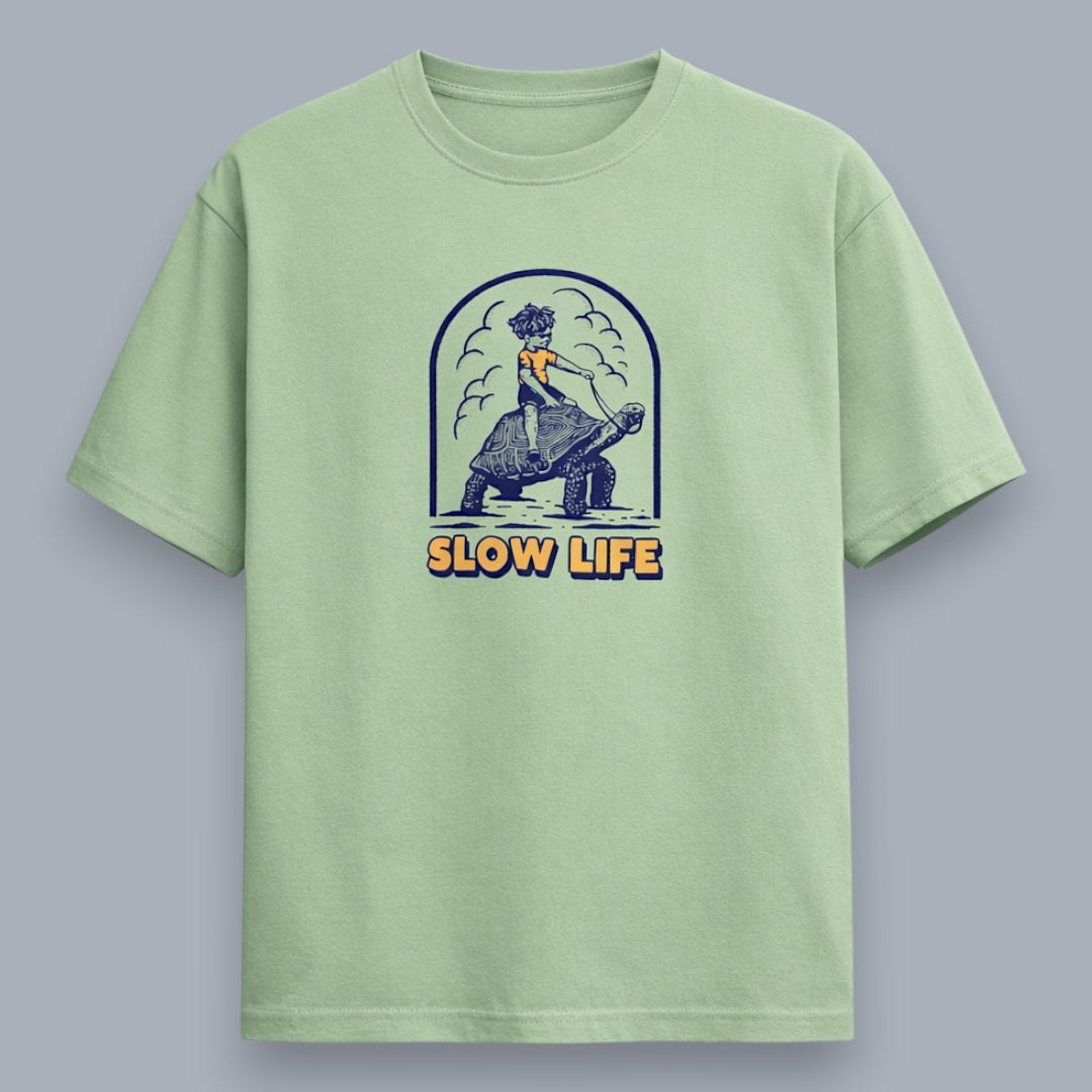 Slow Life Men's Regular Fit T-Shirt