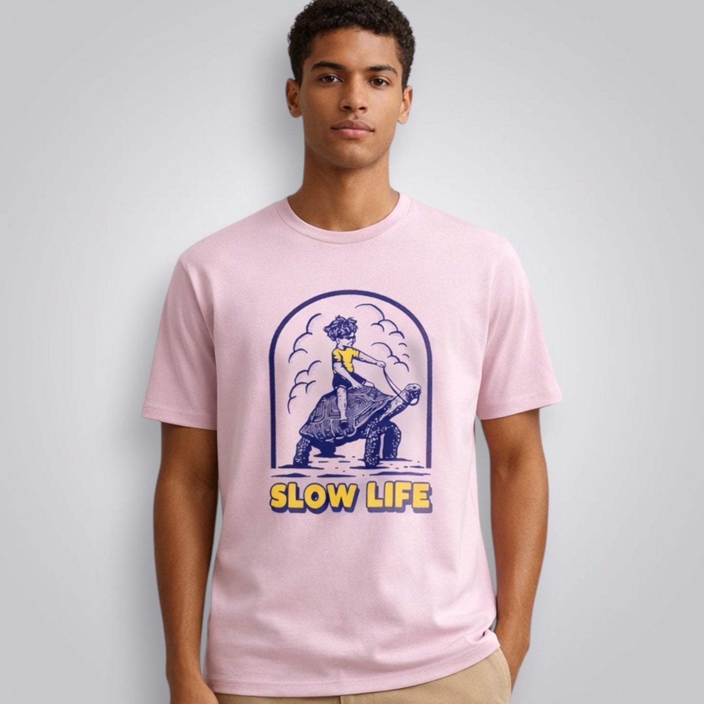 Slow Life Men's Regular Fit T-Shirt