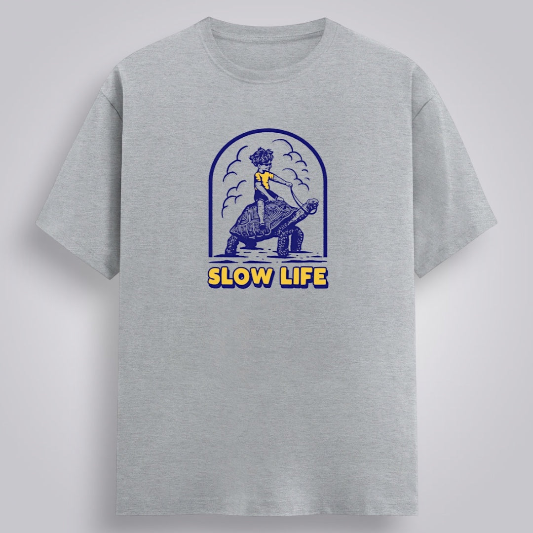 Slow Life Men's Regular Fit T-Shirt