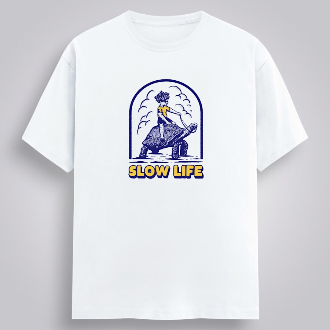 Slow Life Men's Regular Fit T-Shirt