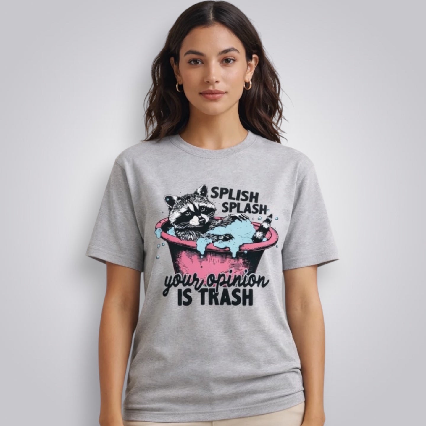 Splish Splash Your Opinion Is Trash Women's Boyfriend Fit T-Shirt