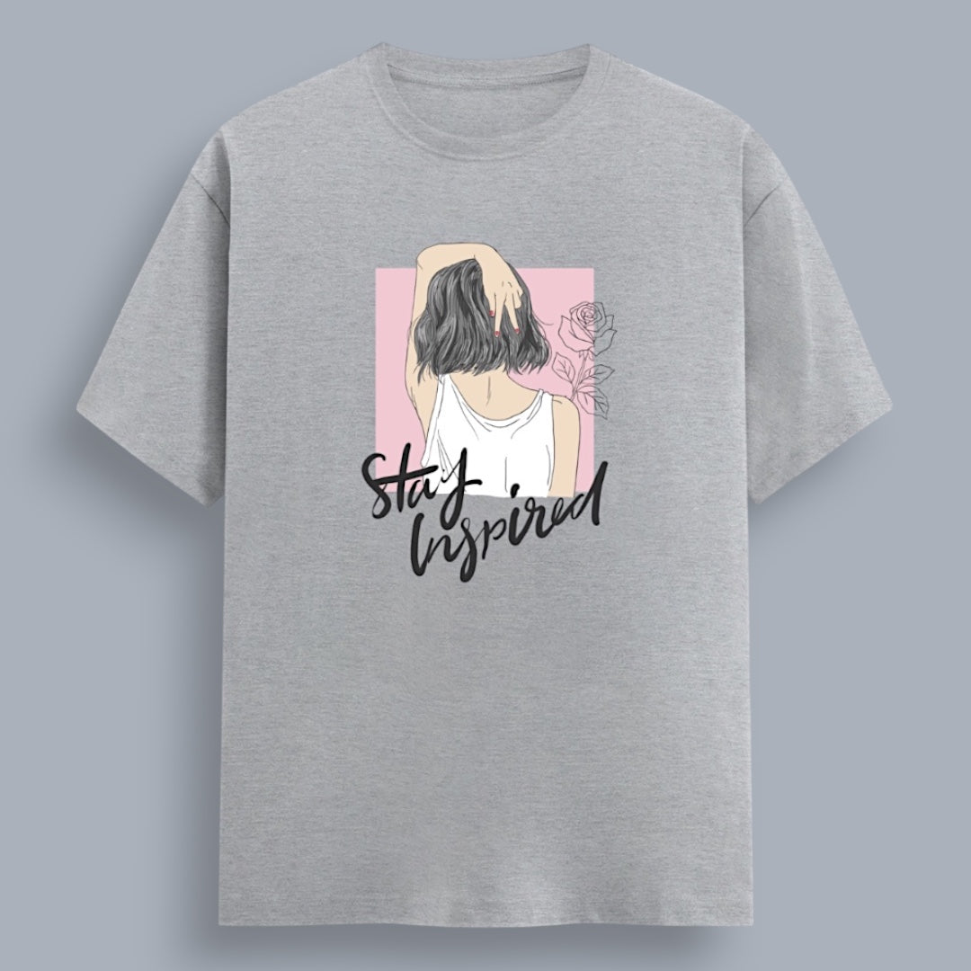 Stay Inspired Women's Boyfriend Fit T-Shirt