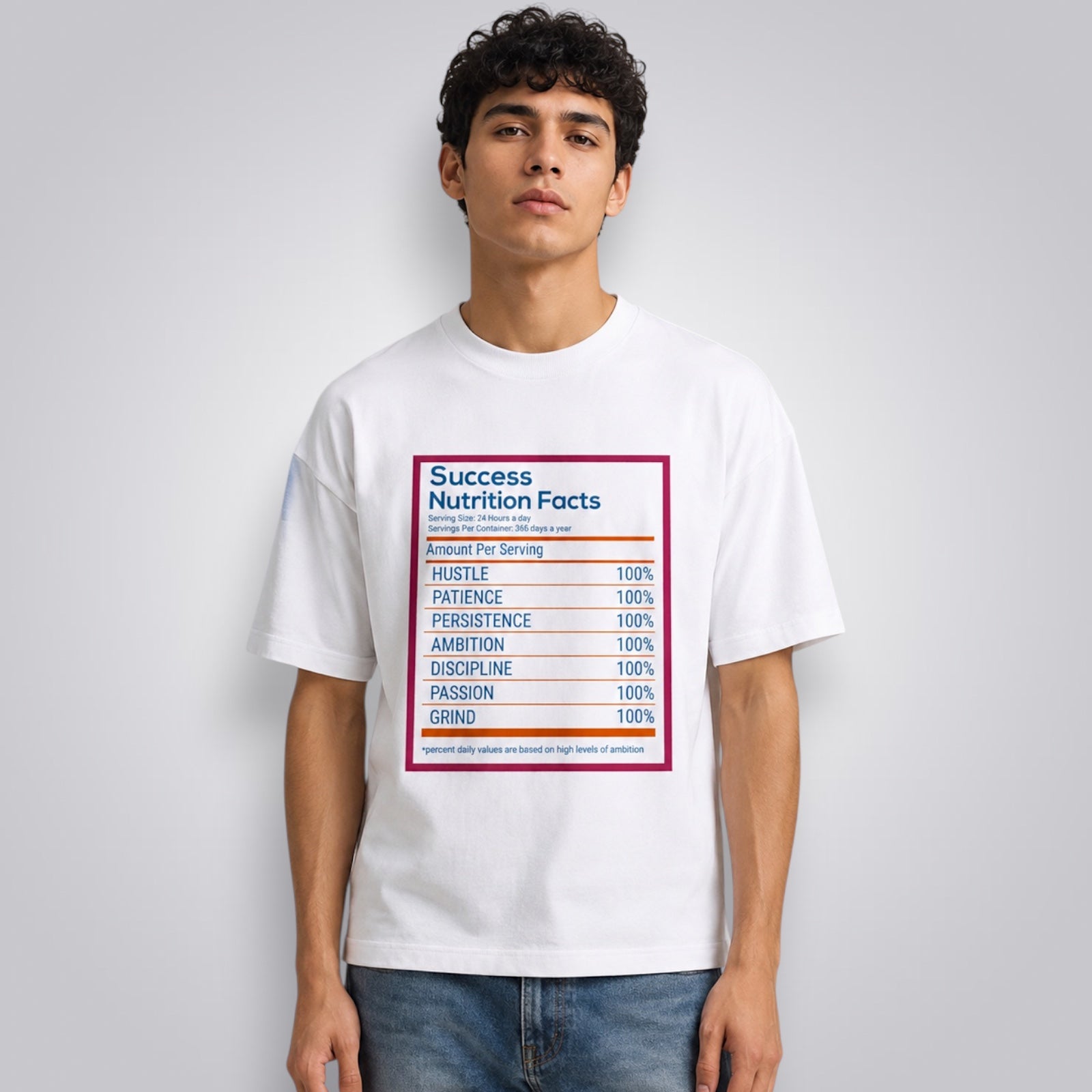 Success Nutrition Facts Men's Loose Fit Standard T-Shirt