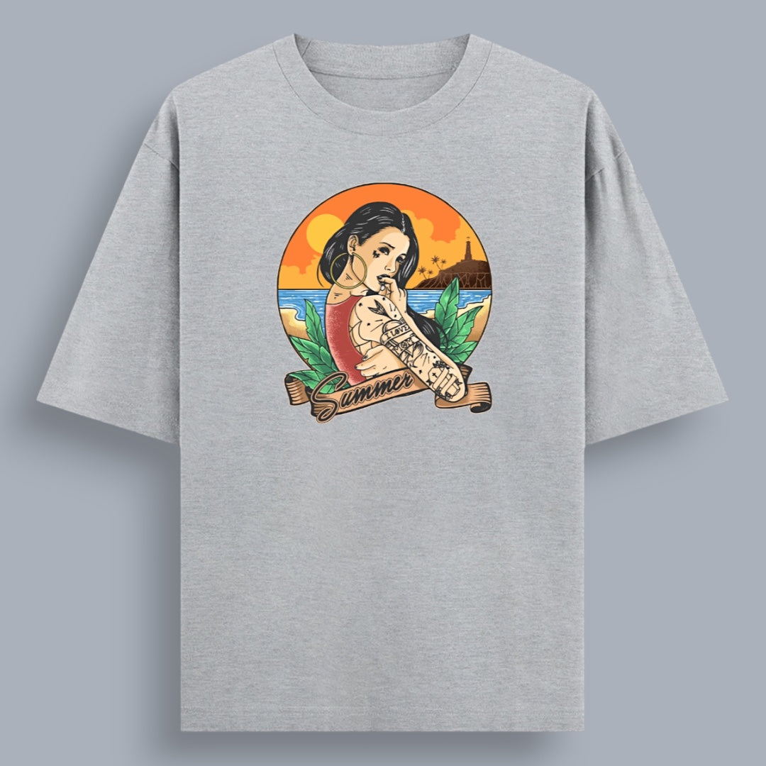 Summer Girl Women's Loose Fit Classic T-Shirt