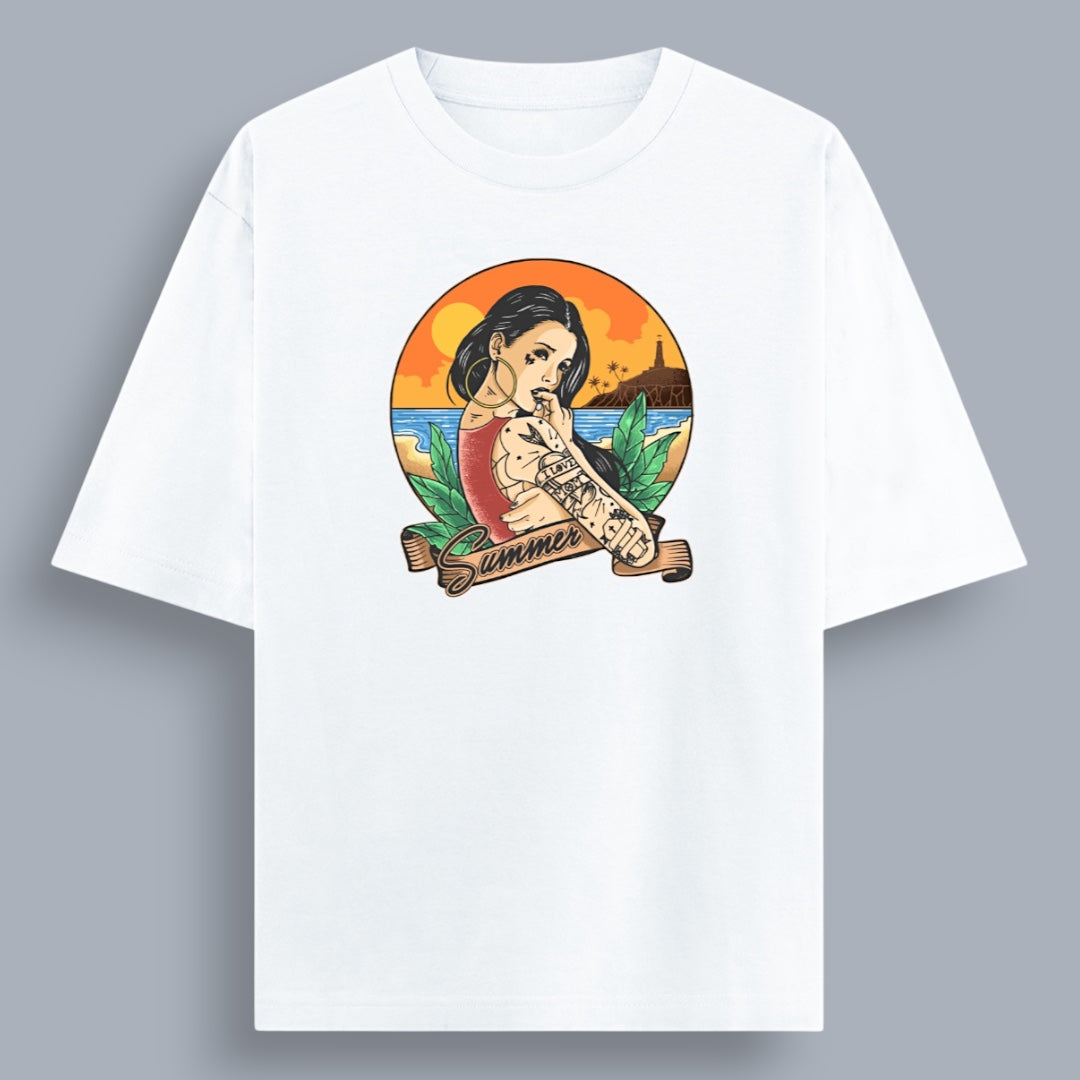 Summer Girl Women's Loose Fit Classic T-Shirt