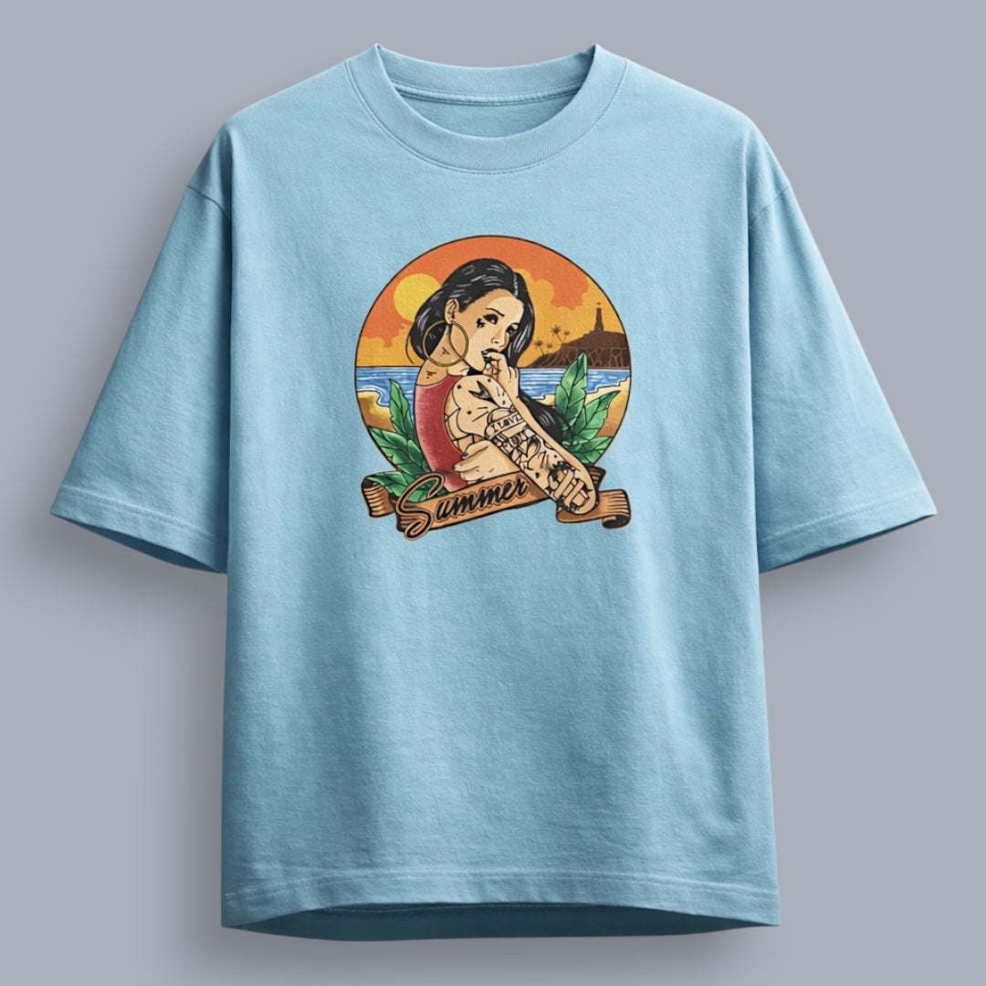 Summer Girl Women's Loose Fit Classic T-Shirt