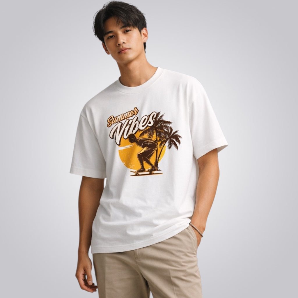 Summer Vibes Men's Loose Fit Standard T-Shirt