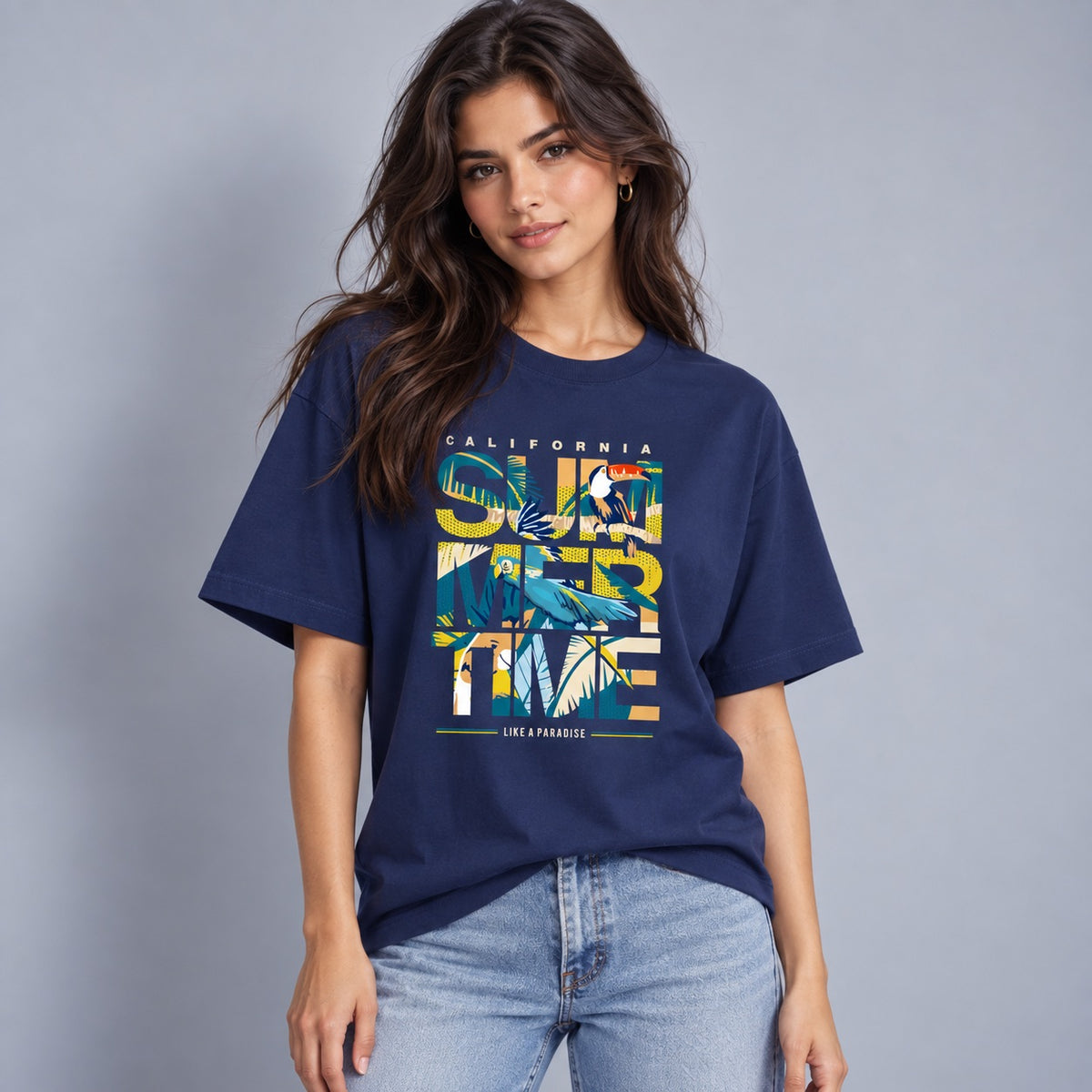 Summertime Unisex Oversized Classic T-Shirt