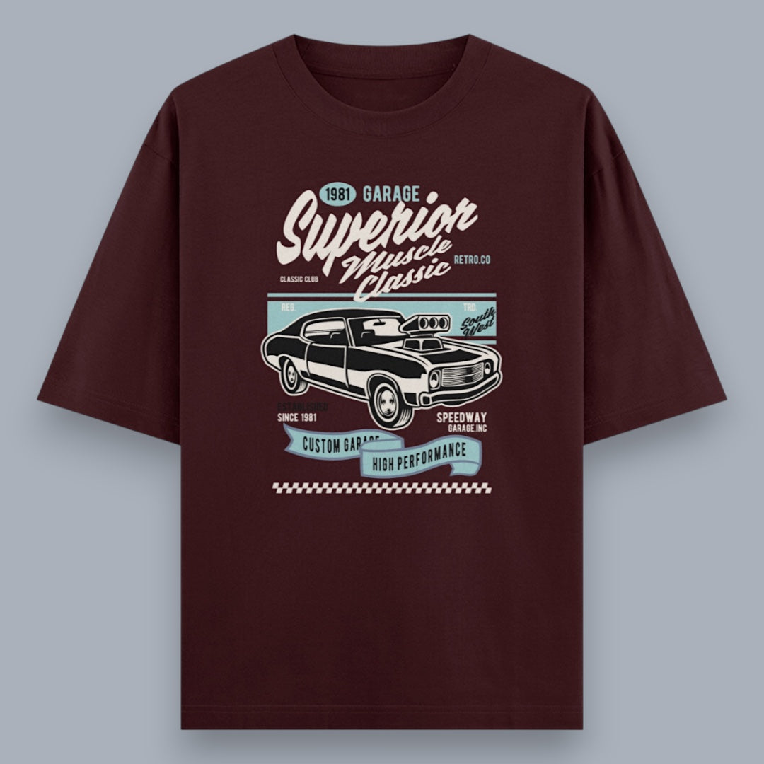 Superior Muscle Men's Loose Fit Classic T-Shirt