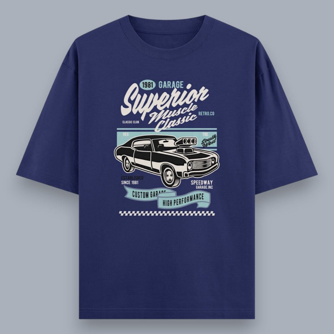 Superior Muscle Men's Loose Fit Classic T-Shirt