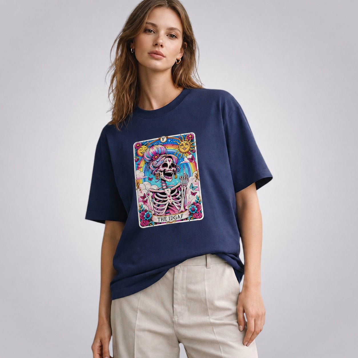 The IDGAF Women's Loose Fit Classic T-Shirt
