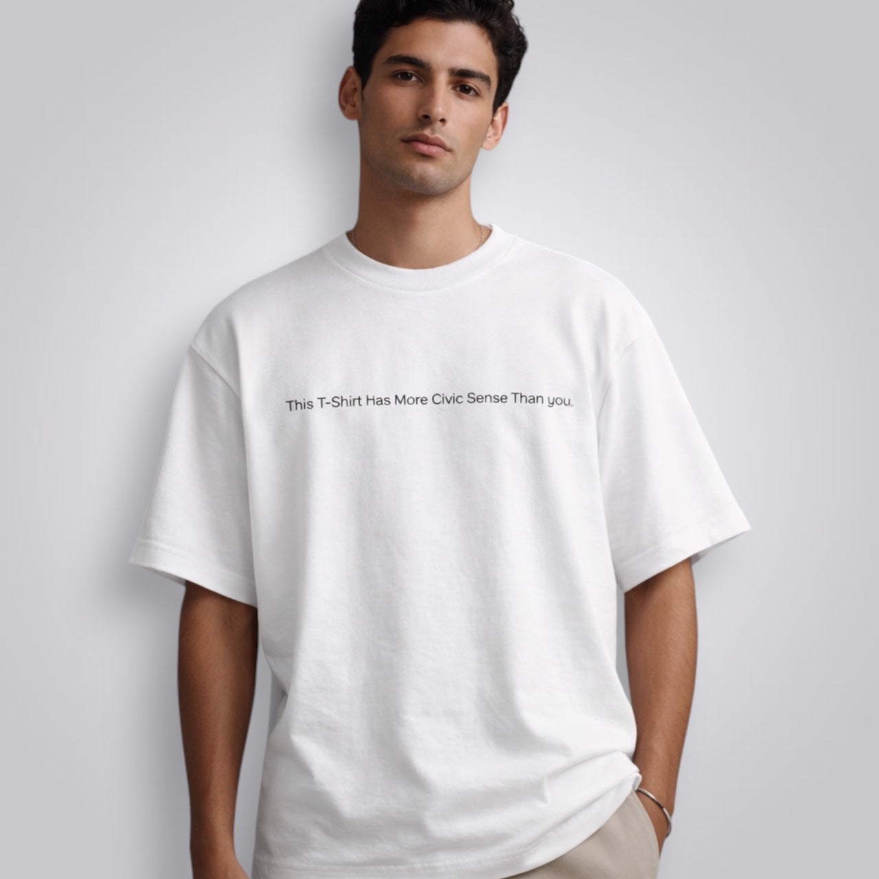 This T Shirt Has More Civic Sense Than You Unisex Loose Fit Standard T-Shirt