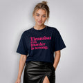 Tiramisu Cos Murder Is Wrong Women's Loose Fit Classic T-Shirt