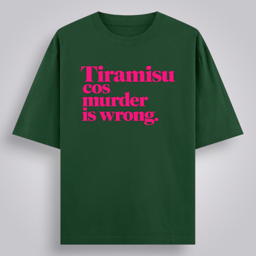 Tiramisu Cos Murder Is Wrong Women's Loose Fit Classic T-Shirt