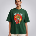 Tokyo JPN Women's Premium French Terry Oversized Tee