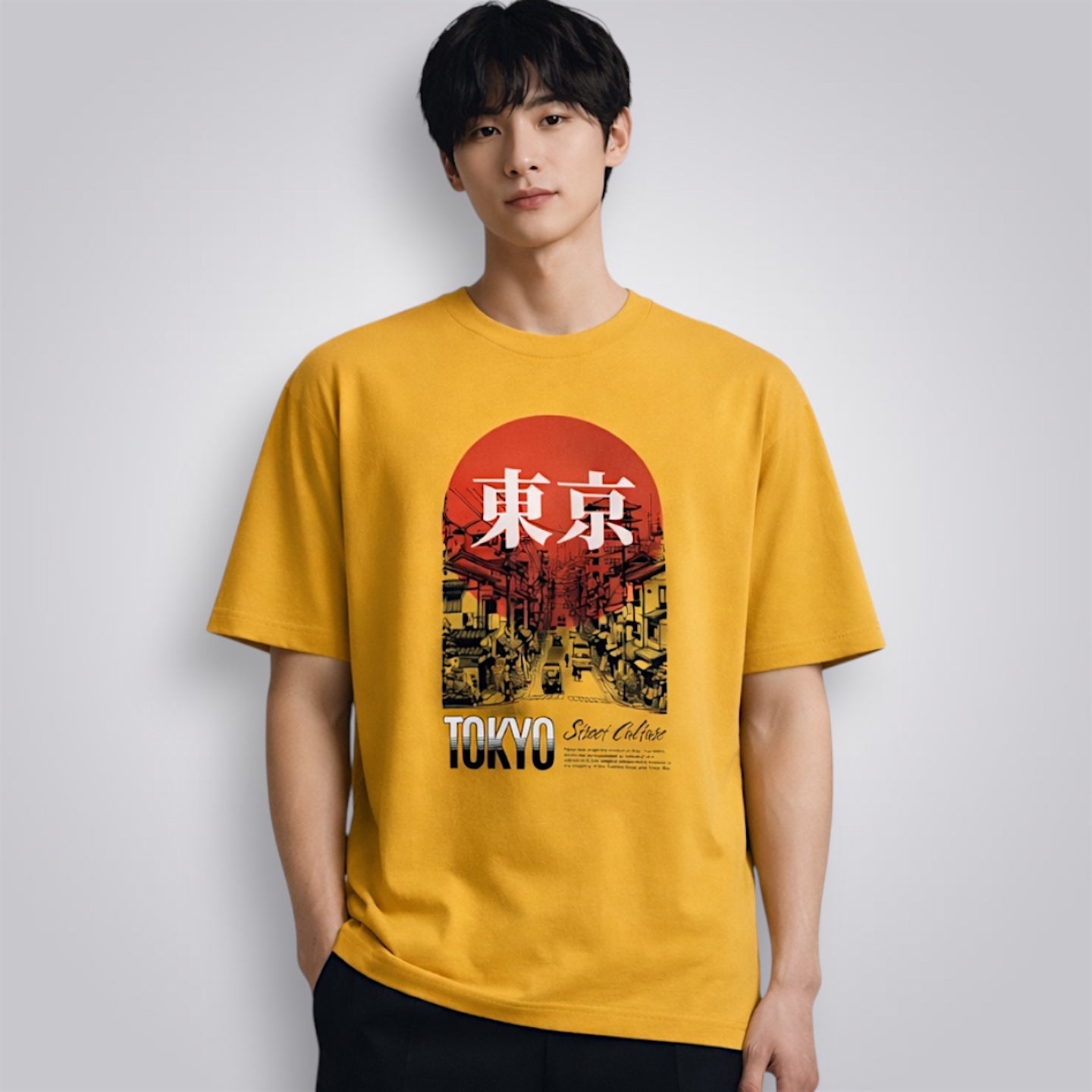 Tokyo Street Culture Men's Loose Fit Classic T-Shirt