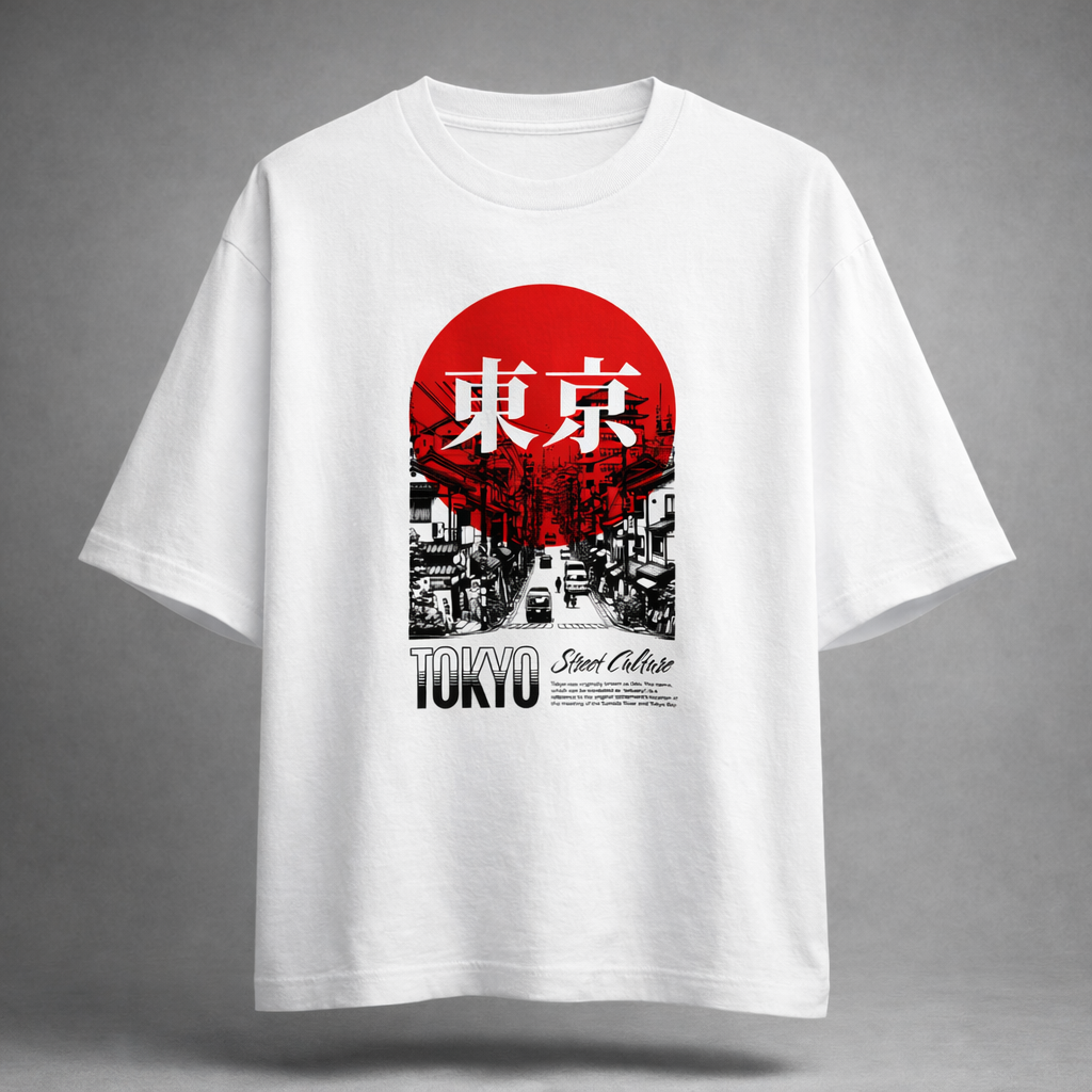 Tokyo Street Culture Men's Loose Fit Classic T-Shirt
