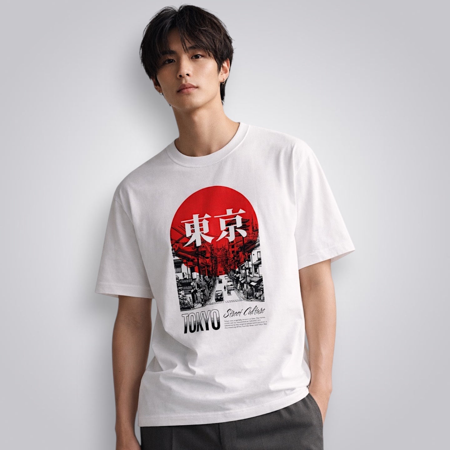 Tokyo Street Culture Men's Loose Fit Classic T-Shirt