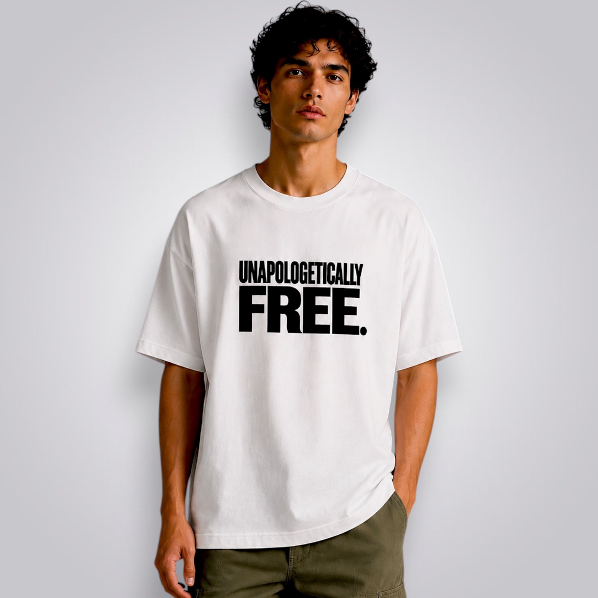 Unapologetically Free Unisex Oversized Fit Classic T-Shirt