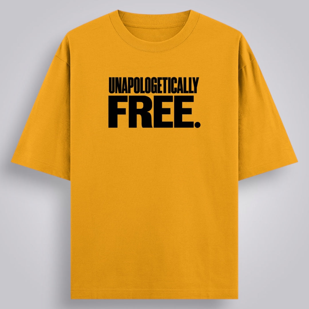 Unapologetically Free Unisex Oversized Fit Classic T-Shirt