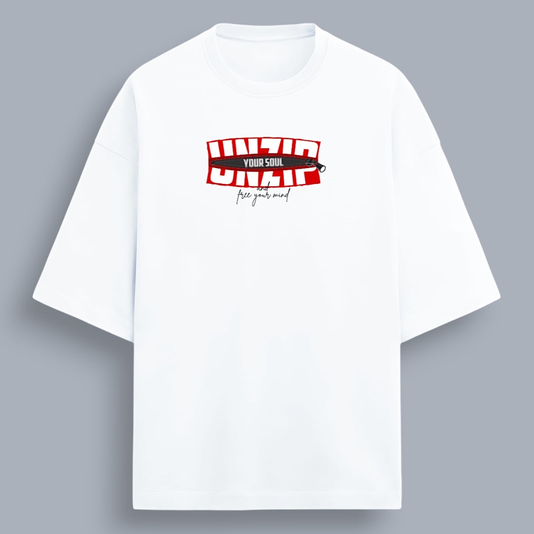 Unzip Your Soul And Free Your Mind Women's Premium French Terry Oversized Tee