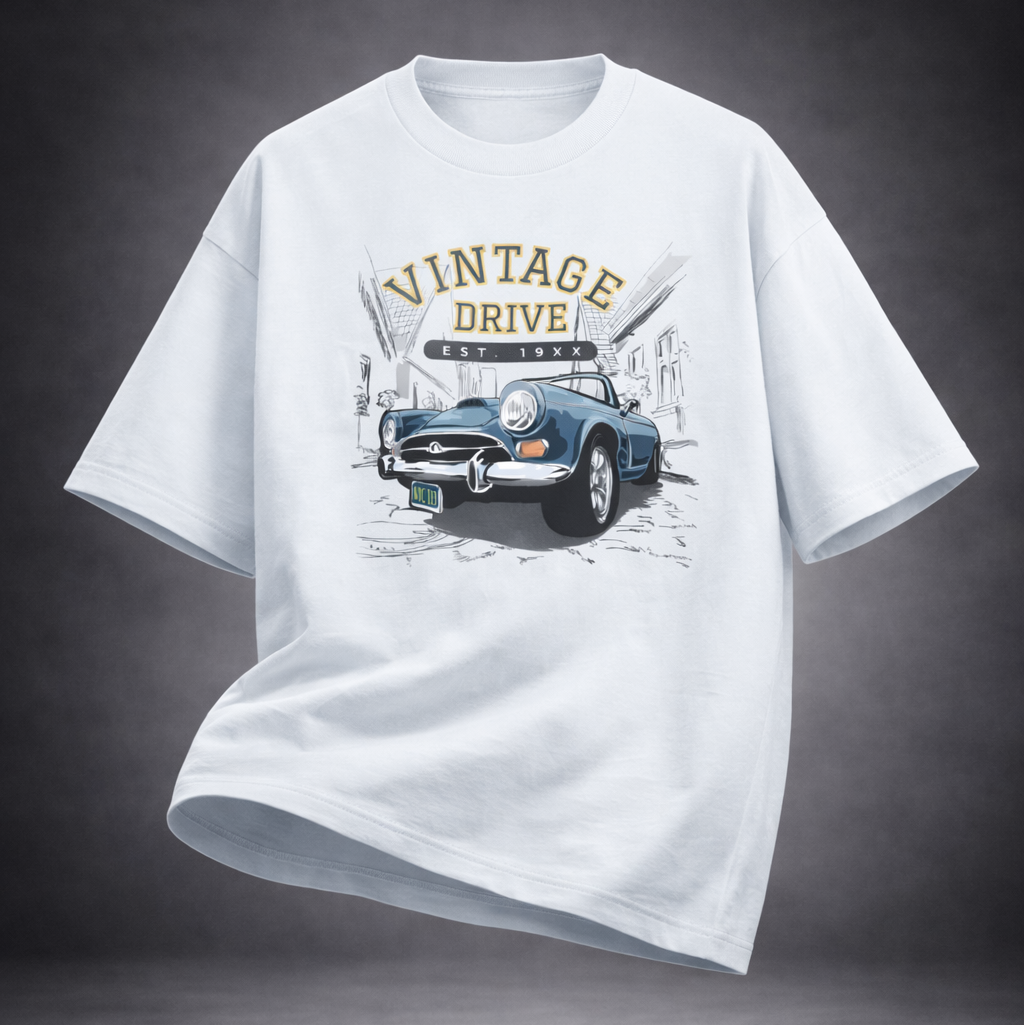 Vintage Drive Men's Loose Fit Classic T-Shirt
