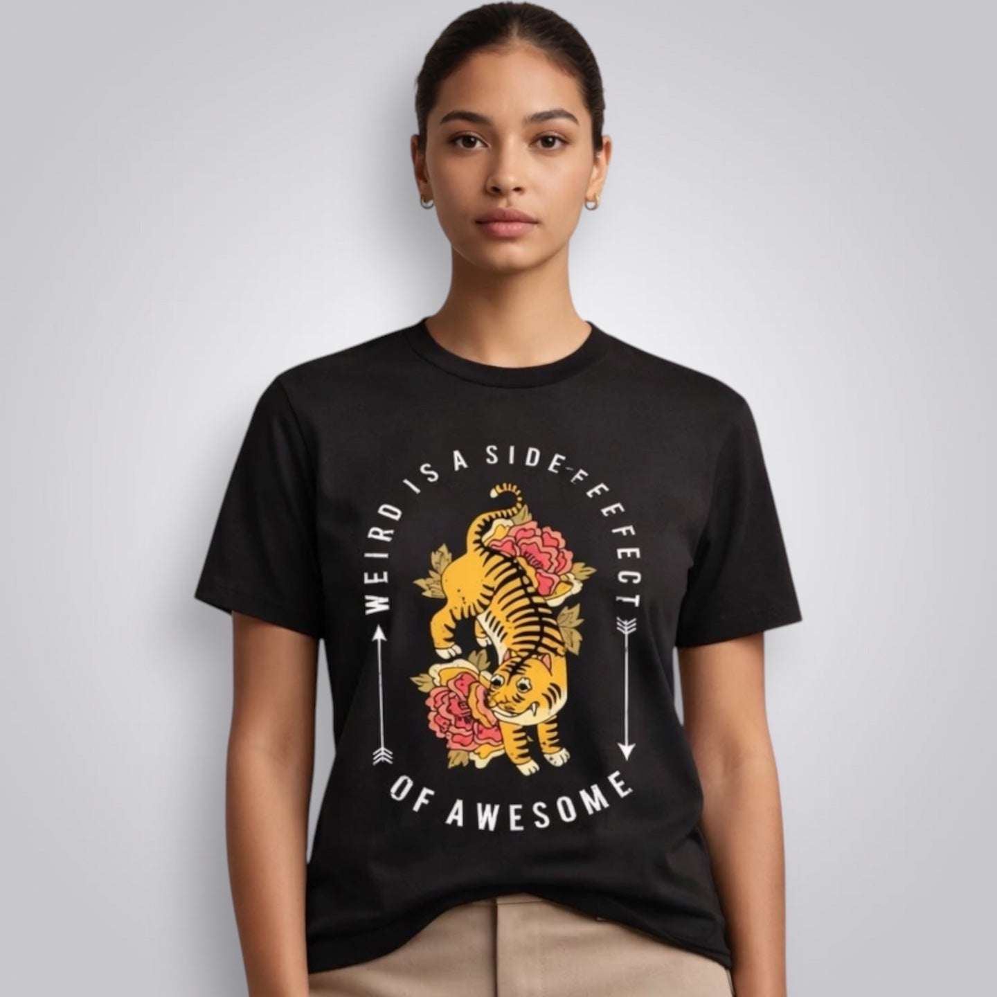 Weird Is A Side Effect Of Awesome Women's Boyfriend Fit T-Shirt