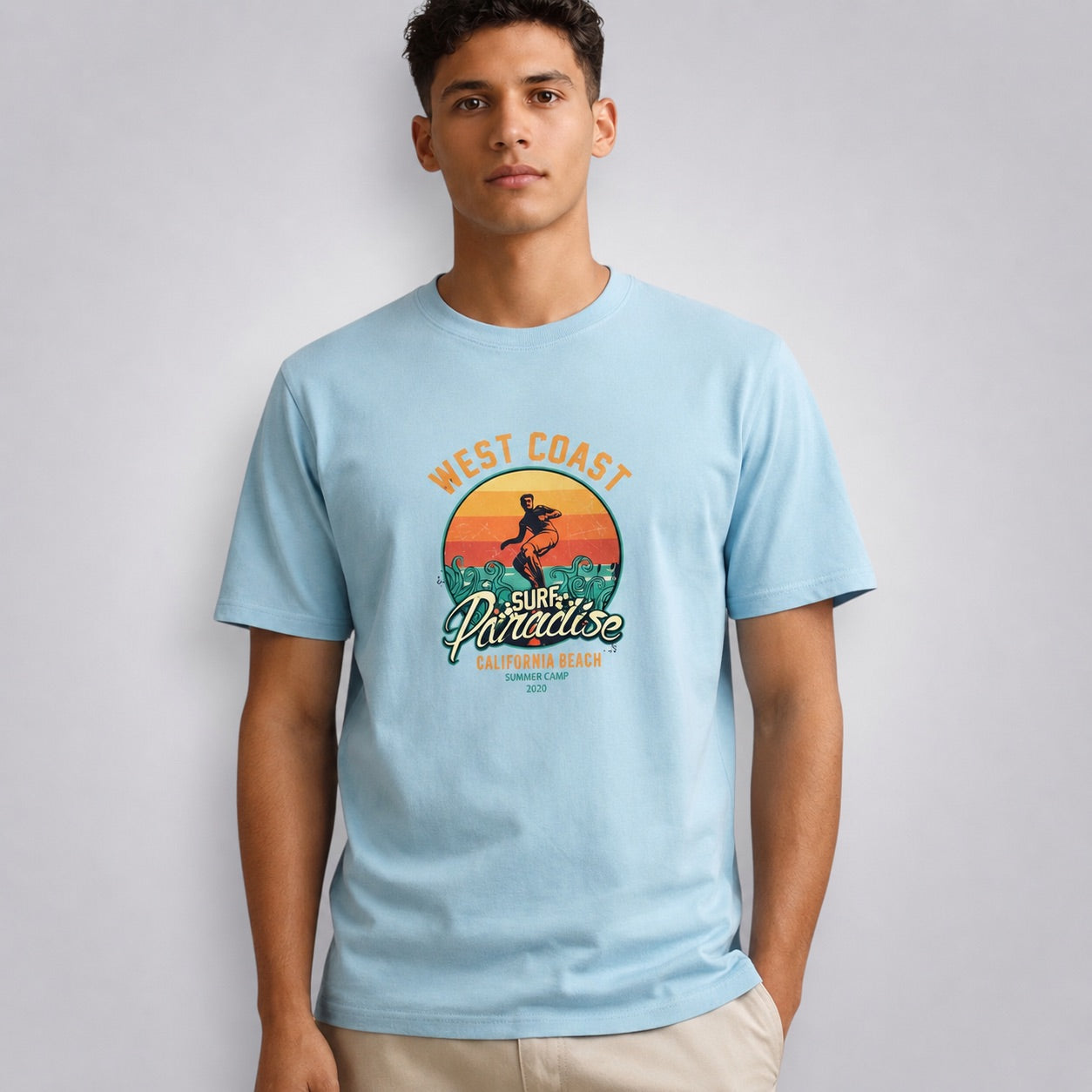 West Coast Surf Paradise Men's Regular Fit T-Shirt