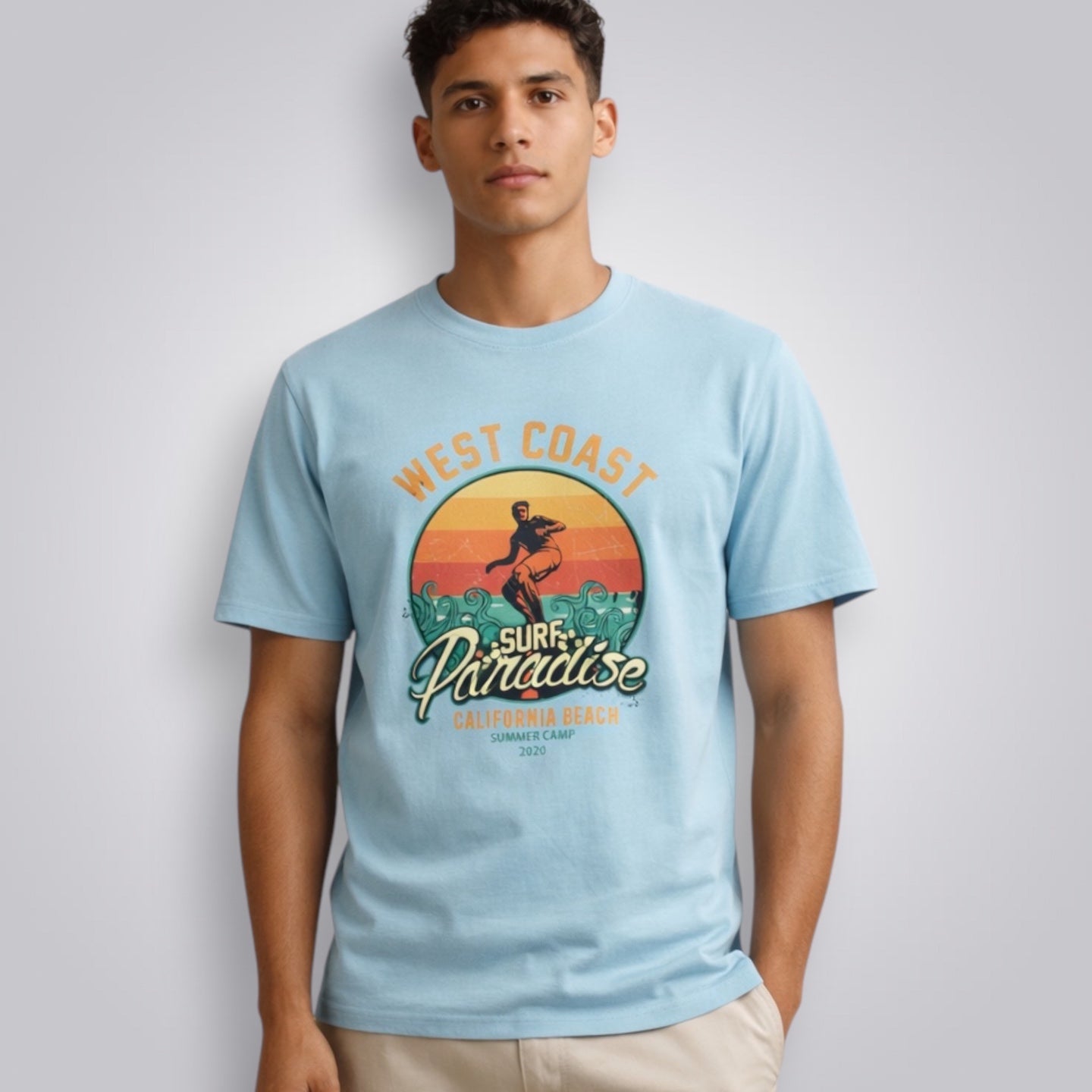 West Coast Surf Paradise Men's Regular Fit T-Shirt
