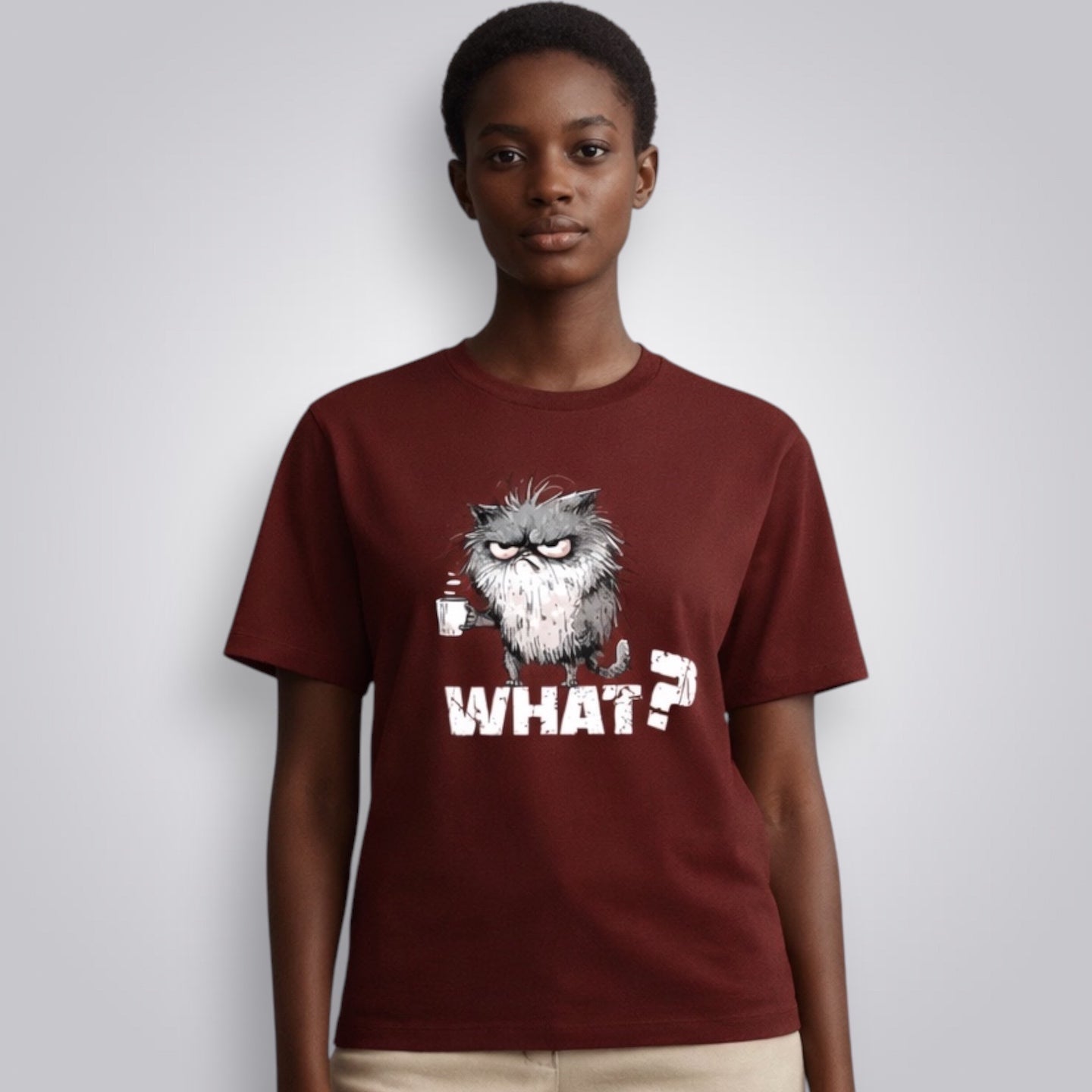 WHAT? Women's Boyfriend Fit T-Shirt