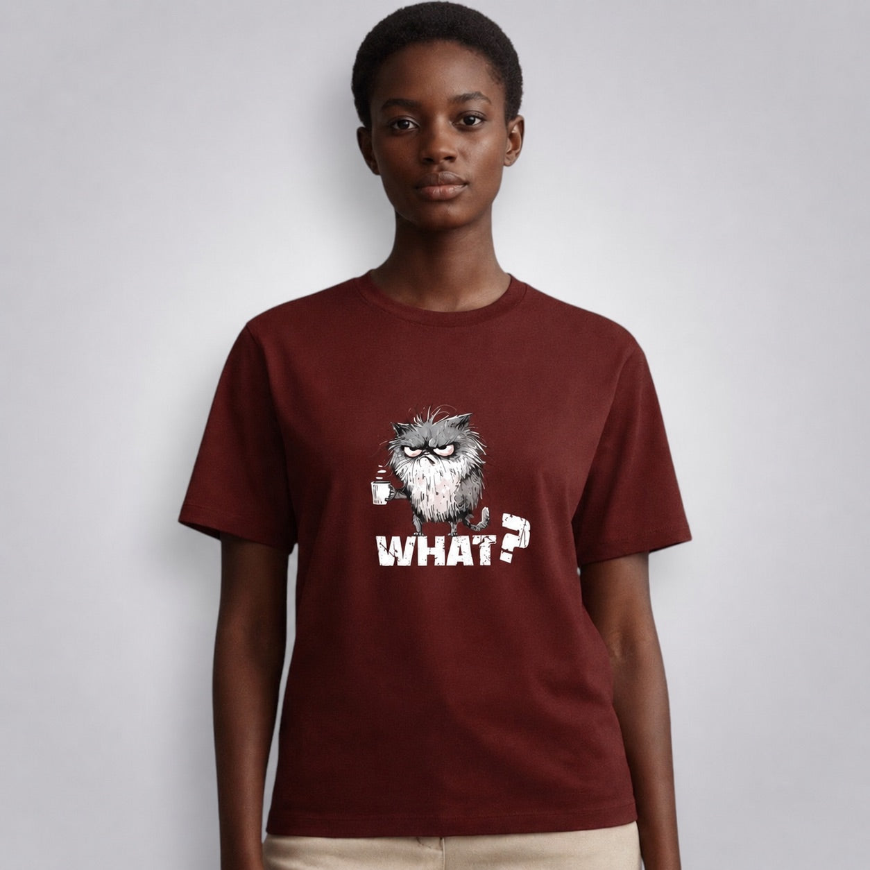 WHAT? Women's Relaxed Fit T-Shirt