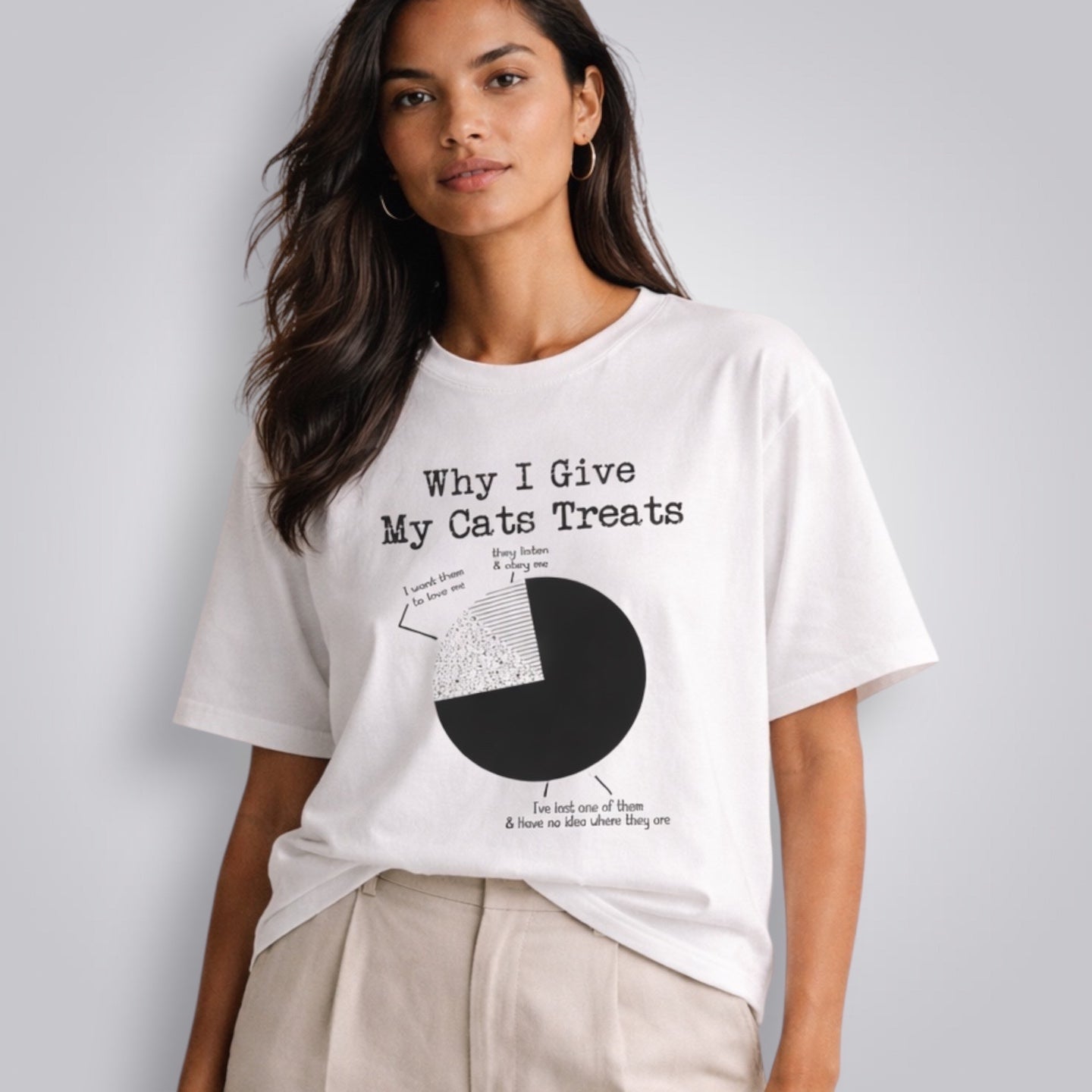 Why I Give My Cats Treats Unisex Loose Fit Classic T-Shirt