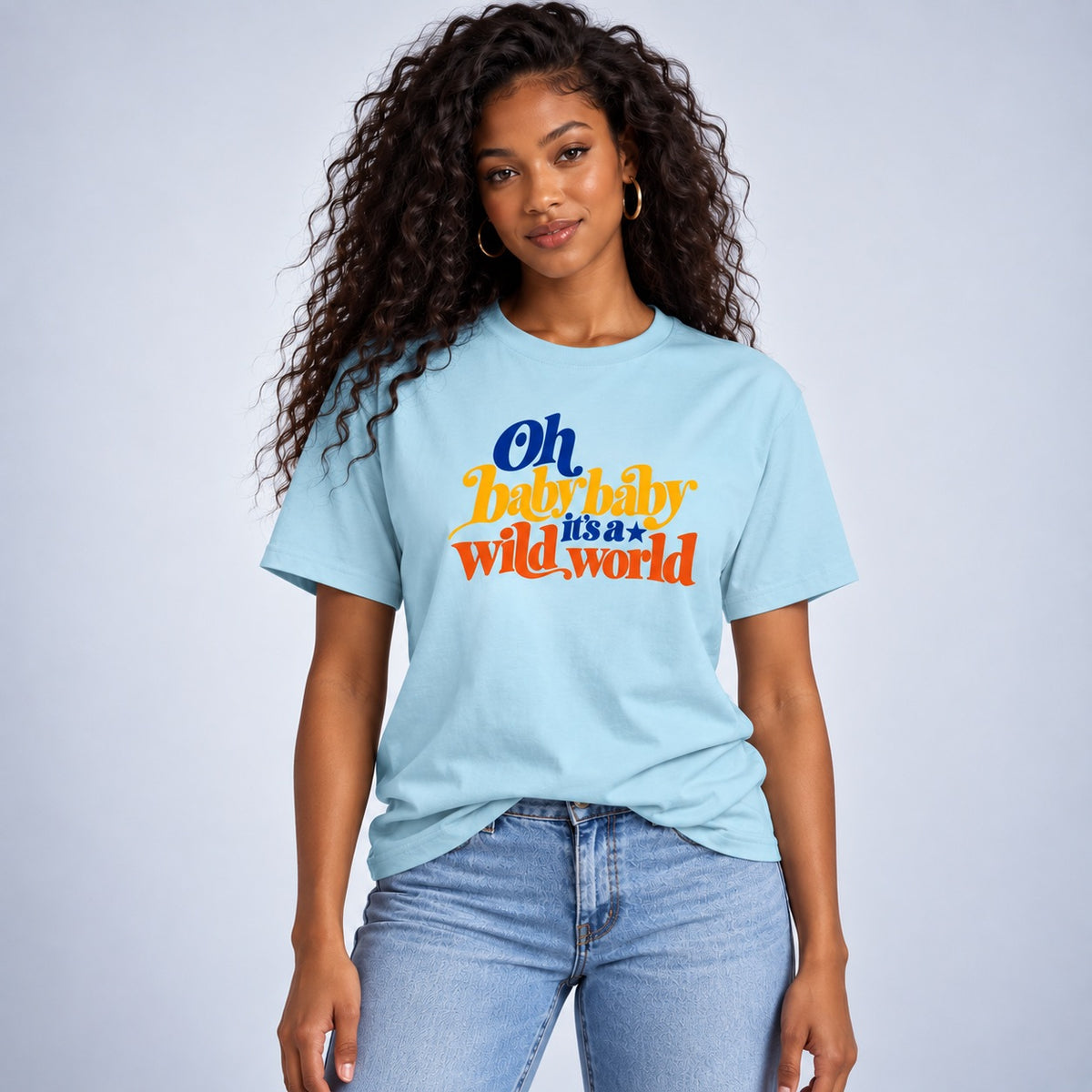 Oh Baby Baby It's A Wild World Women's Relaxed Fit T-Shirt