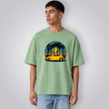 Yellow Beetle Unisex Premium French Terry Oversized Tee