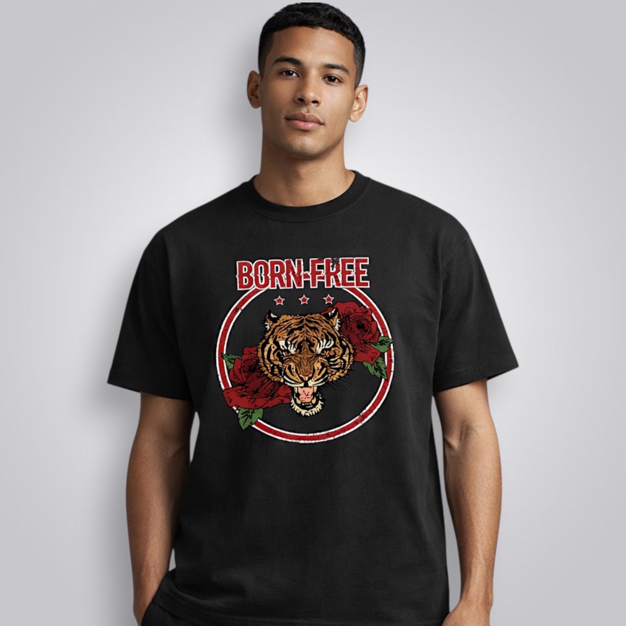 Born Free Men's Regular Fit T-Shirt