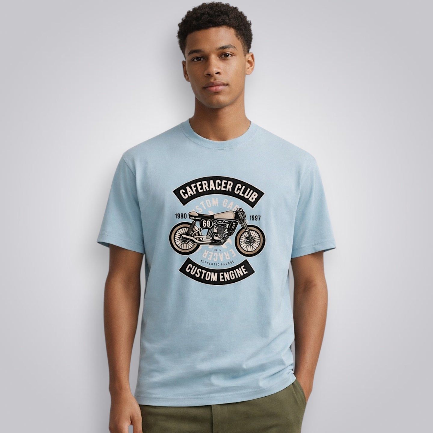 Caferacer Club Men's Regular Fit T-Shirt