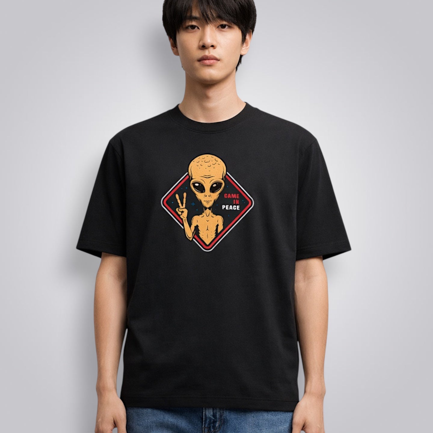 Came In Peace Unisex Loose Fit Classic T-Shirt