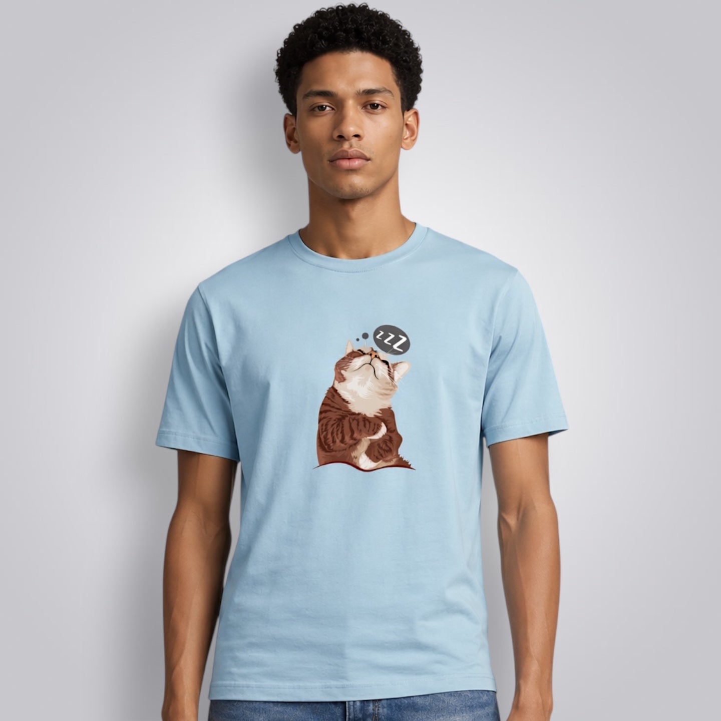 Cat Zzz Men's Regular Fit T-Shirt