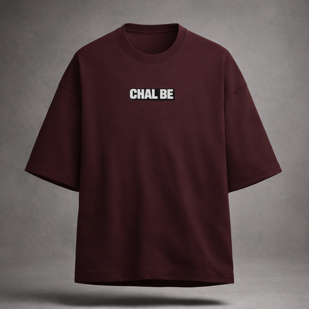 Chal Be Unisex Terry Oversized Tee