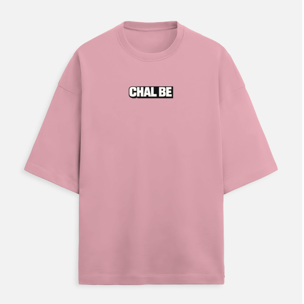 Chal Be Unisex Terry Oversized Tee