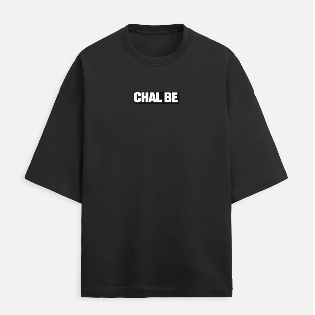 Chal Be Unisex Terry Oversized Tee