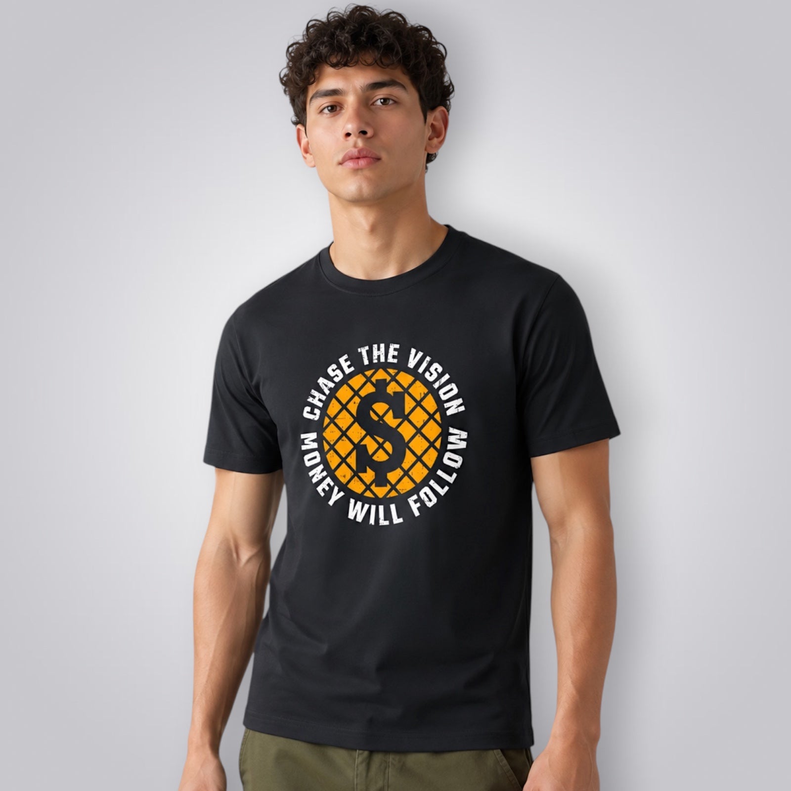 Chase The Vision Money Will Follow Men's Regular Fit T-Shirt