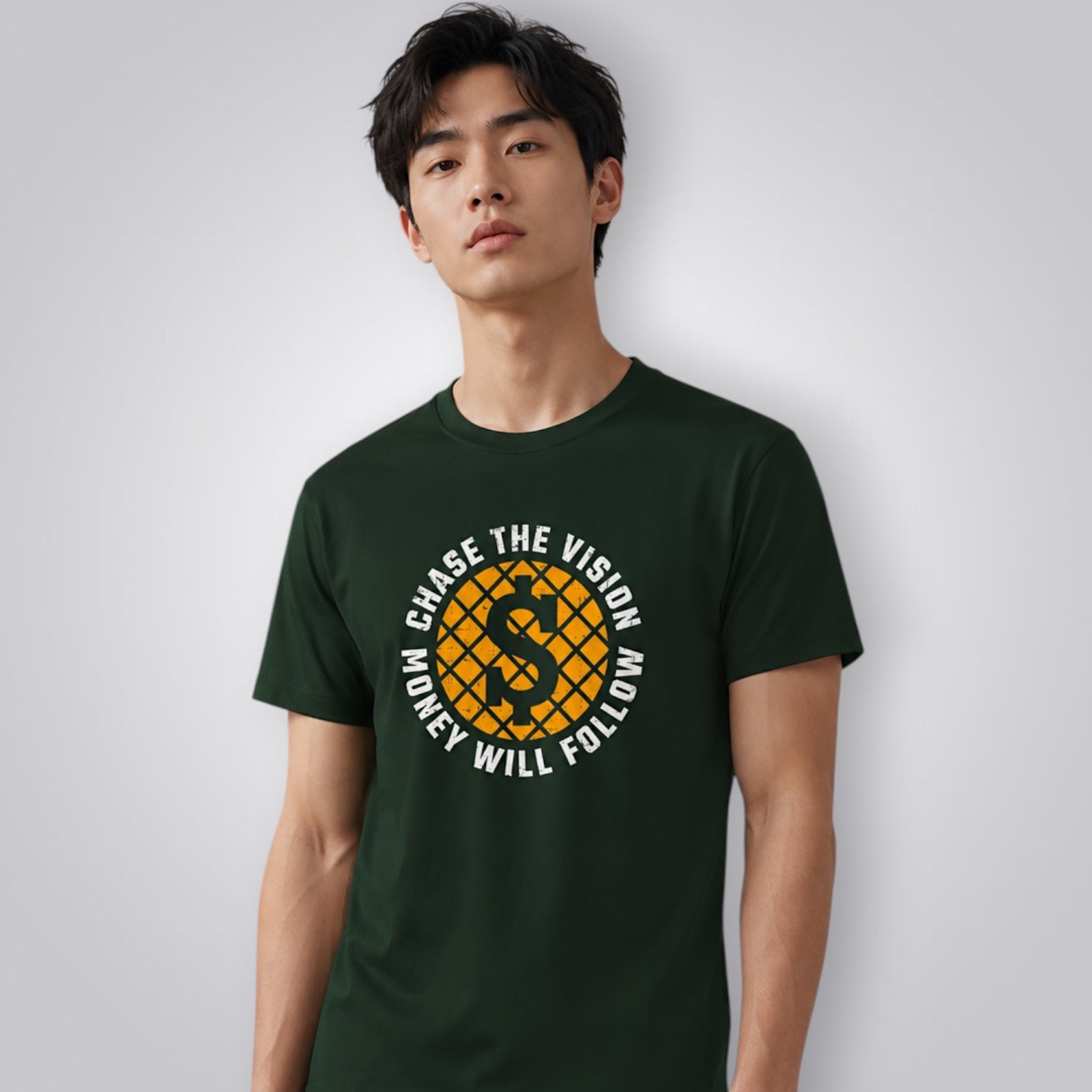 Chase The Vision Money Will Follow Men's Regular Fit T-Shirt