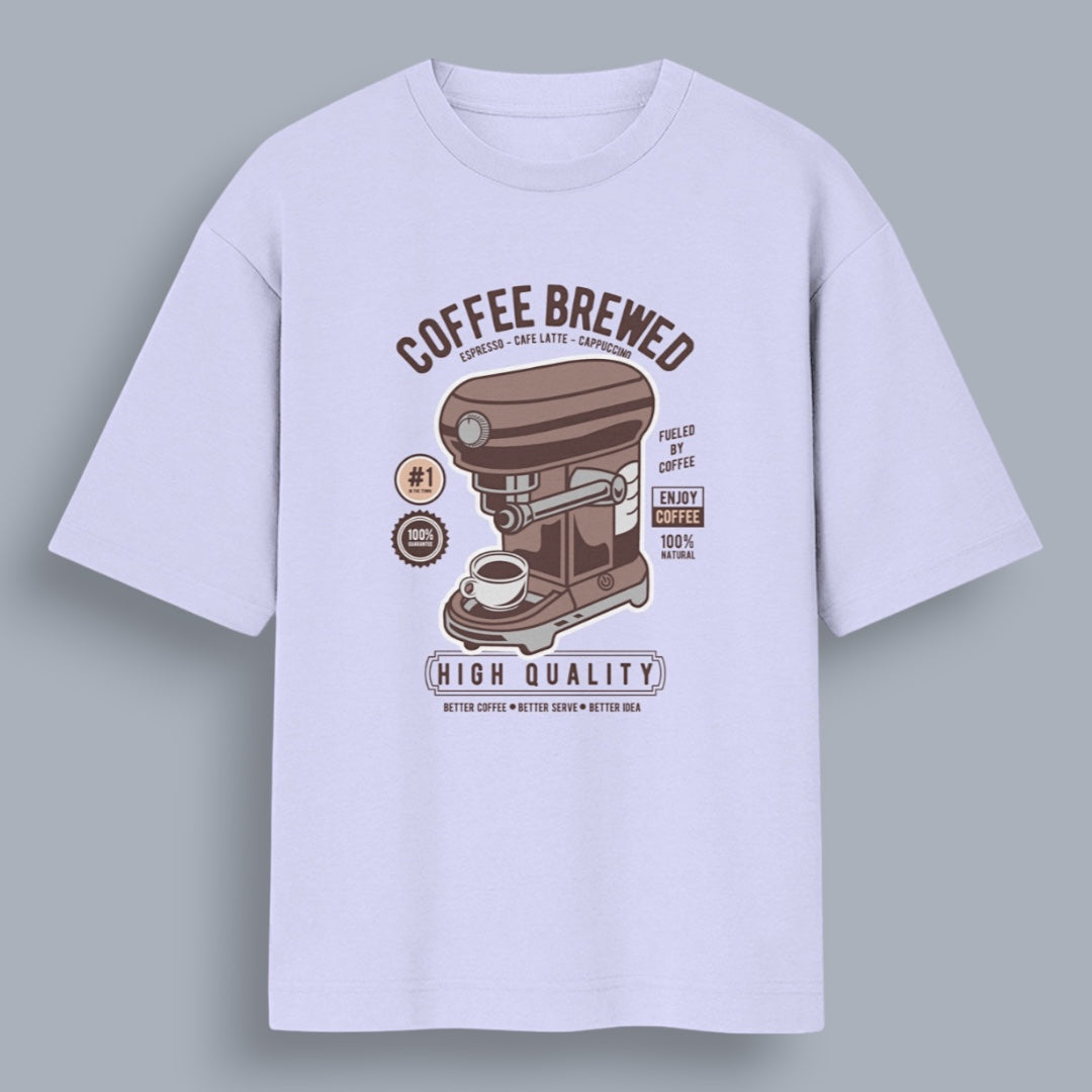 Coffee Brewed Unisex Loose Fit Standard T-Shirt
