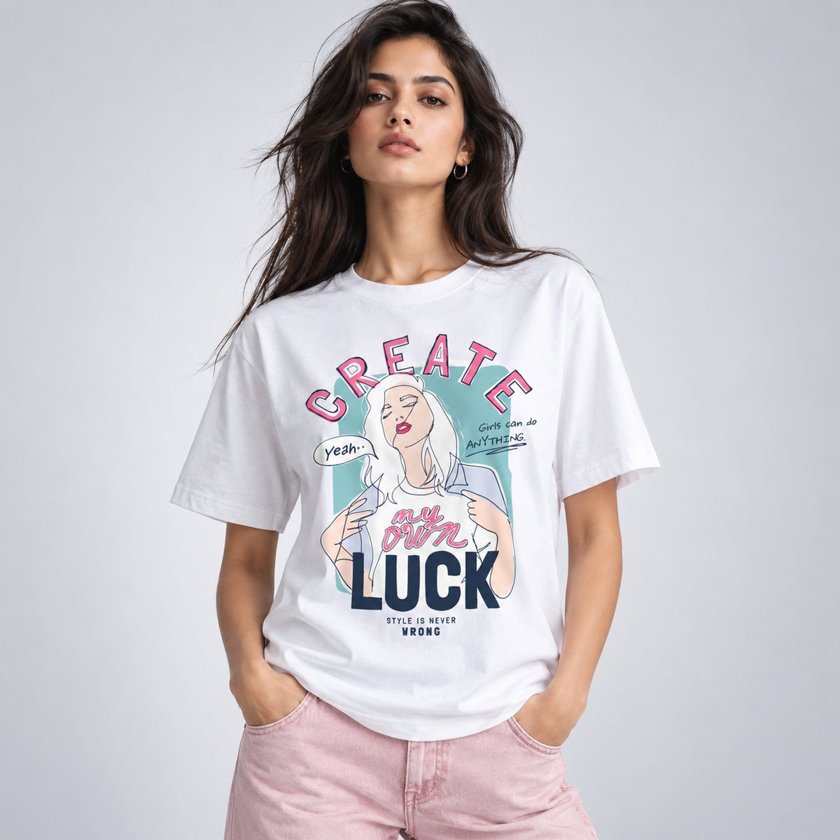 Create My Own Luck Women's Relaxed Fit T-Shirt