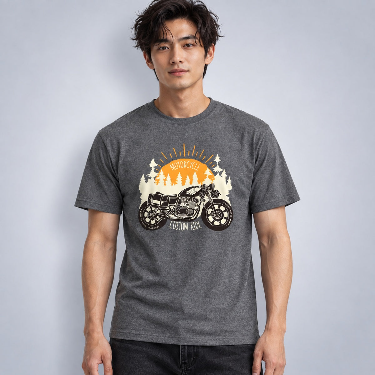 Motorcycle Custom Ride Men's Regular Fit T-Shirt