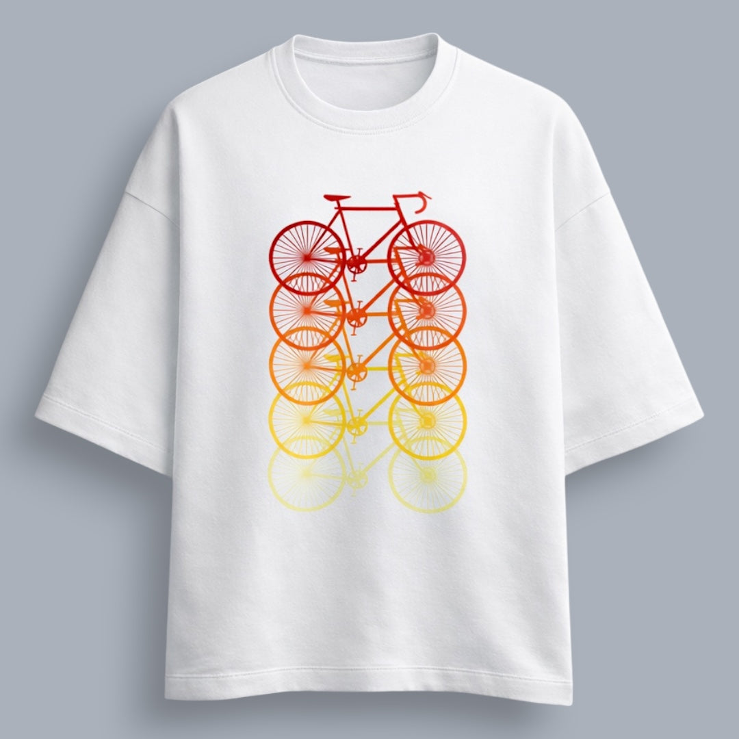 Cycles Unisex Premium French Terry Oversized Tee
