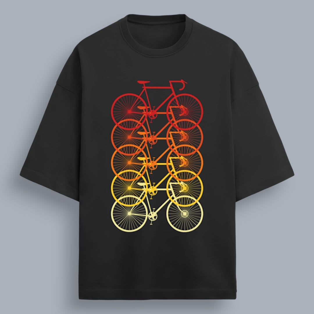 Cycles Unisex Premium French Terry Oversized Tee