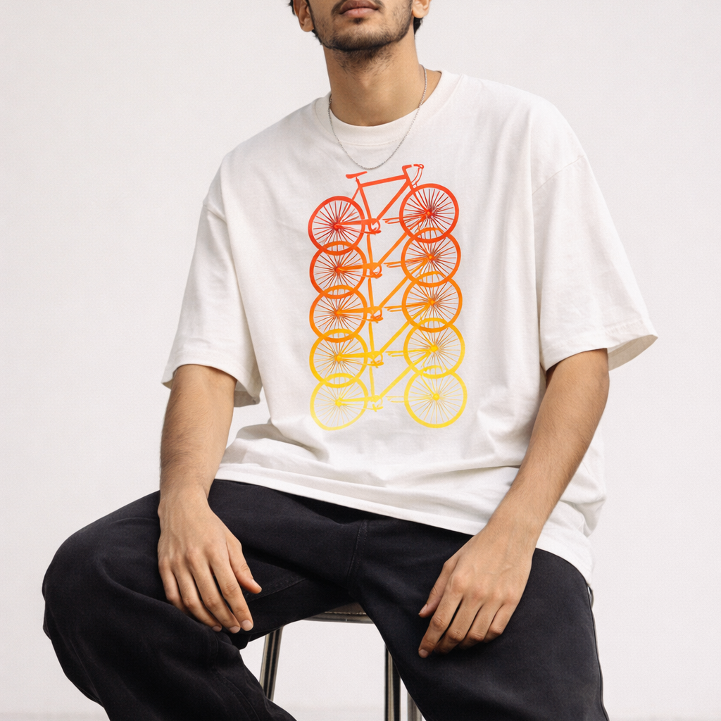 Cycles Unisex Terry Oversized Tee